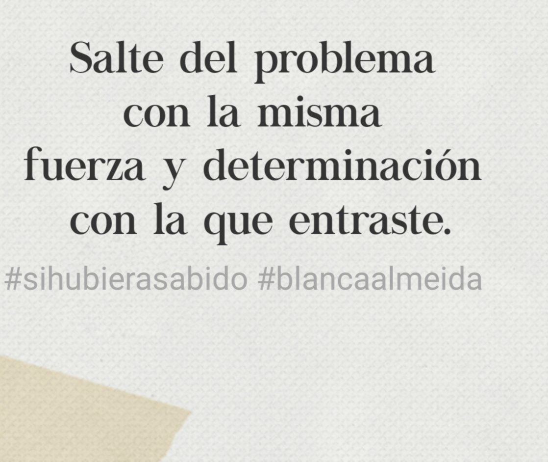 blancalmeida's tweet photo. Puedes salir del problema . https://t.co/sEgT27STpG