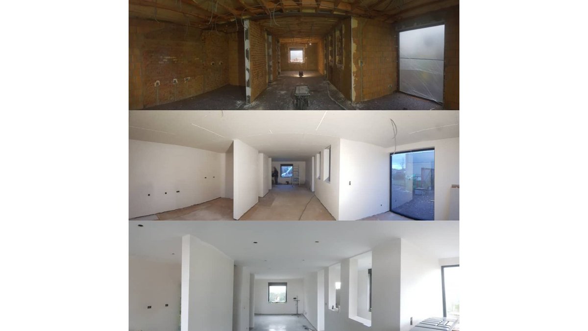 pittsburghspray's tweet image. Before and after pictures are always inspiring, to see work done from start to finish.

📷: @_lepoutre_

#plaster #plastermaster #plastering #plasterer #plasterwork #drywallfinisher