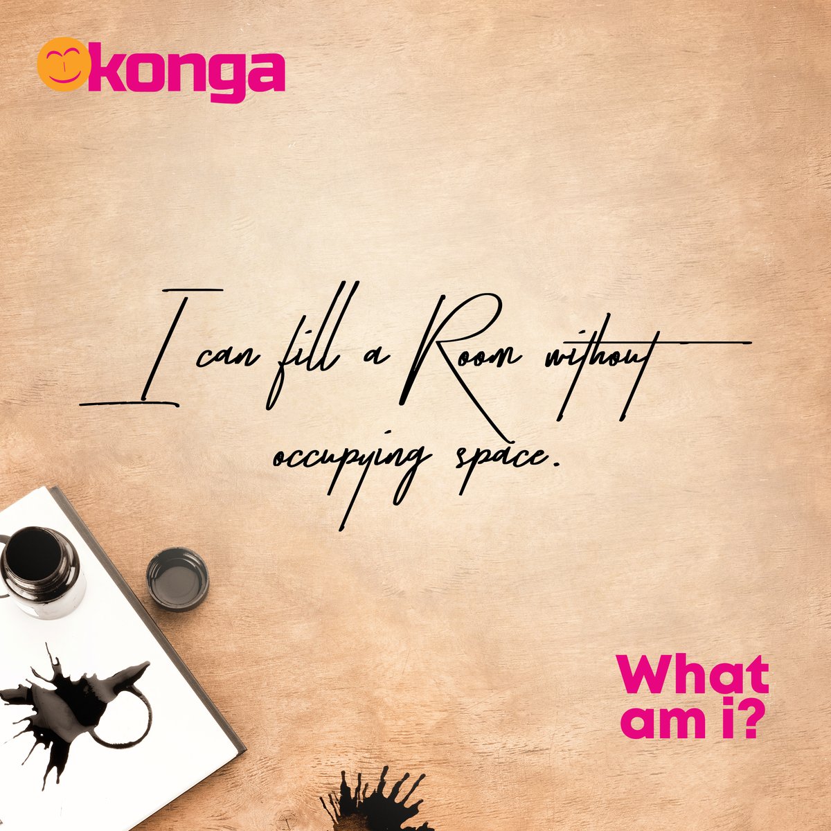 ShopKonga's tweet photo. In exactly 7 days from now, we will be dropping something hoooge!

Wanna guess what it is about? Start by answering riddle, tag your brainy friends to see this.
.
.
.
#ShopKonga #KongaFreeDelivery https://t.co/uFTWGj8RuH