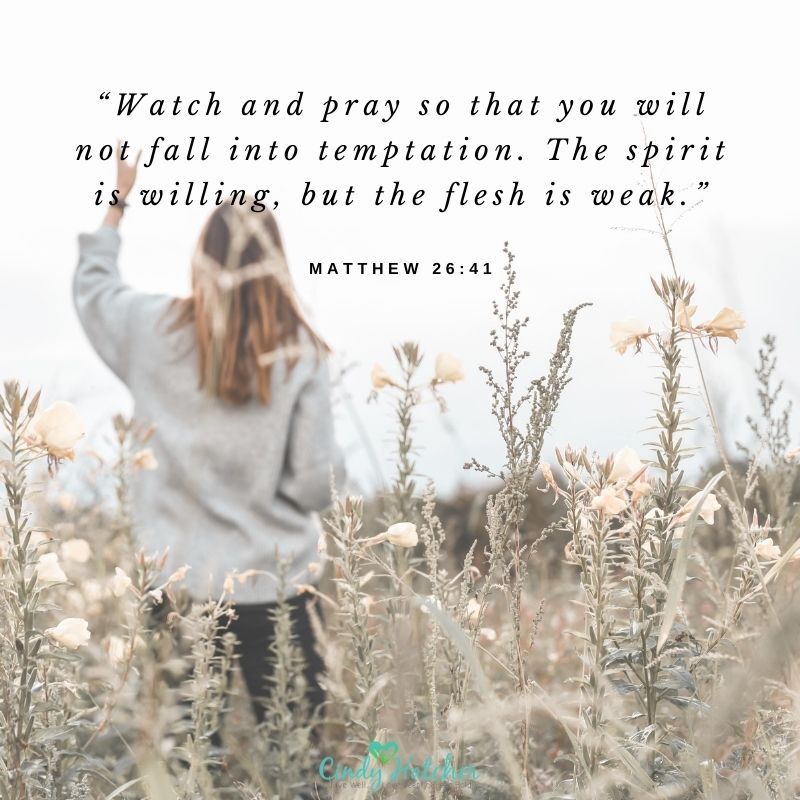CindyHatcherRLI's tweet photo. “Watch and pray so that you will not fall into temptation. The spirit is willing, but the flesh is weak.” Matthew 26:41 #kingdomcharacter #reviveleadership #revival #revivalistlifestyle #lifestylechristianity #kingdomcoaching #relationshipcoaching #couples #relationships https://t.co/Y9OJ1O4WZQ