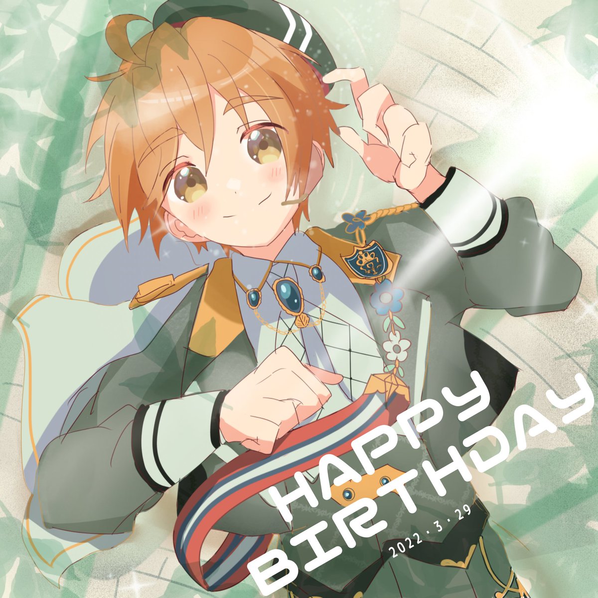 1boy male focus smile happy birthday hat solo looking at viewer  illustration images