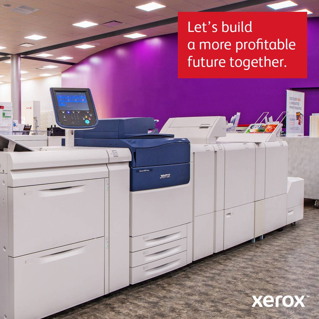 Gettoners's tweet photo. The versatile @Xerox Versant 280 #Press offers endless choices for your customers. Check out the ultimate selection of inline finishing options, from simple folds and staples to full bleed, square edge face-trimmed booklets  https://t.co/8XVtc5dmG8 https://t.co/LZkwPdrU2y