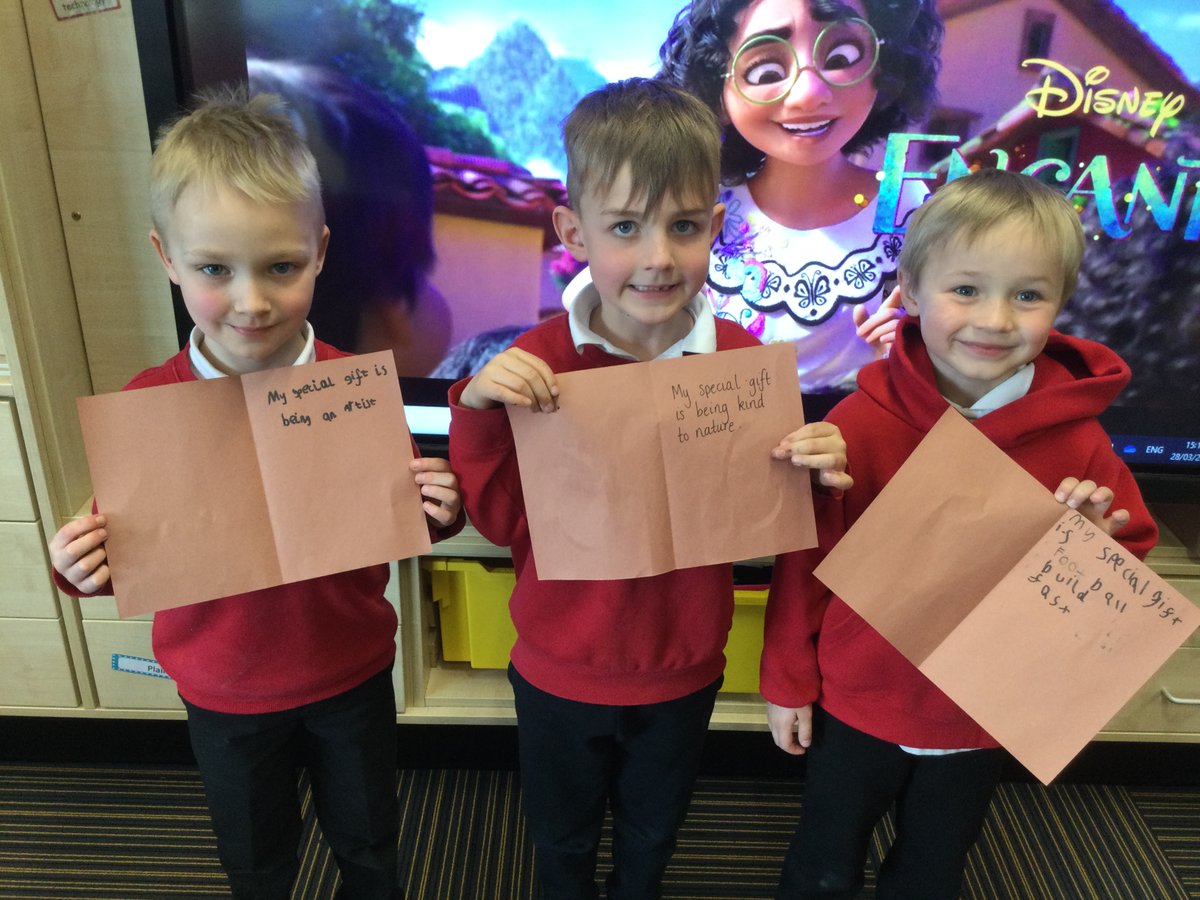SchoolHillside1's tweet photo. Inspired by the movie #Encanto, P2LW discussed what makes each of us unique and special. They made their own magical doors and thought about what their special gift is🌟 #P2LWHillside https://t.co/rxBTPH6rrR