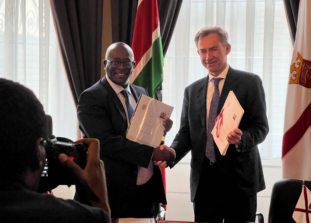 MEsipisu's tweet photo. Signed agreement with the Attorney General of Jersey Mark Temple QC that will see the immediate return to Kenya of Kes 450 million in seized proceeds of corruption. A great victory for the Kenyan people. https://t.co/uQS7eKHQKQ