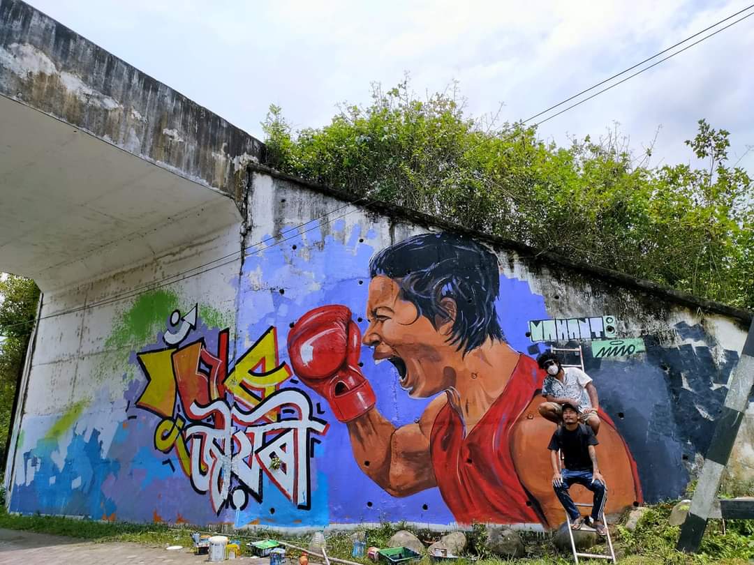 kaushik_nsui's tweet photo. A young talented artist has been continuously painting for peace &amp; harmony,iconic personalities,nature &amp; in many religious places,has been arrested yesterday by @ArunachalPolice.It is my demand on behalf of @NSUIAssam to @assampolice to bring him back soon.
#releaseneelimmahanta https://t.co/nGSs1yV1gm