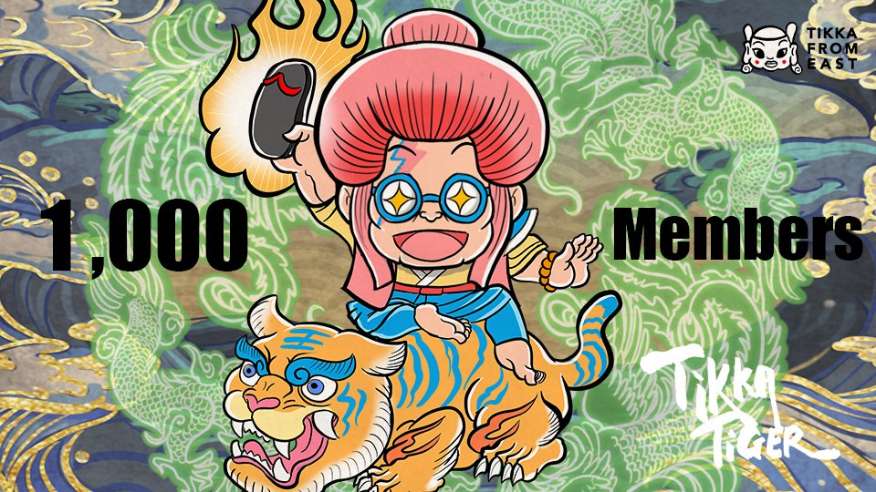 We have just passed 1,000 Members on our discord Channel! LFG 😎🥵🔥

🌐Web-site: tikkatiger-nft.io
🔥Discord: discord.com/invite/gufeNyb…

#NFT #NFTs  #Metaverse #digitalart #nftcollector  #art 
#asiaart #tiger #tigernft #nftnewptoject #digitalart   #nftcommunity