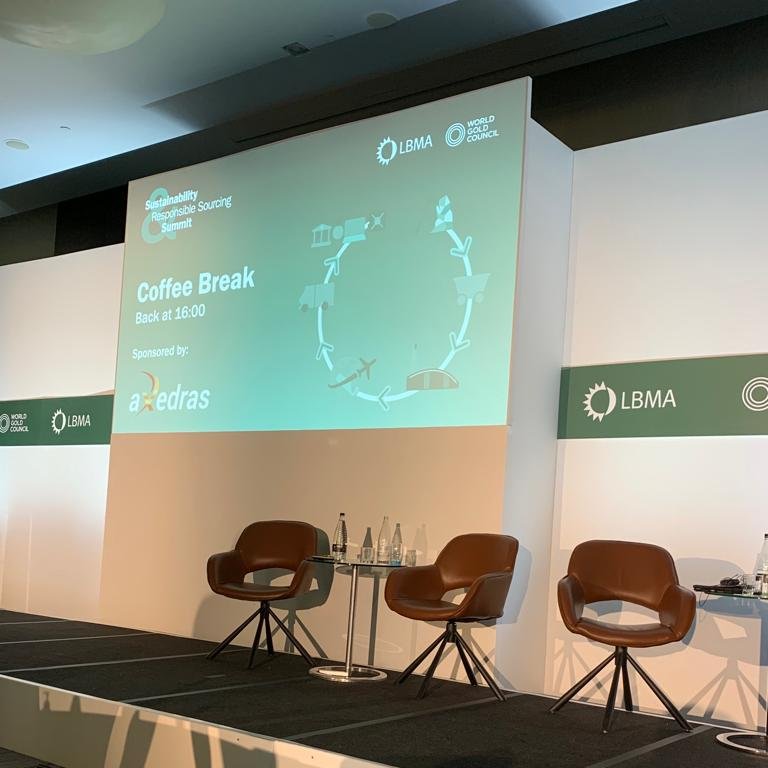 DPI is on the ground in London! Enjoyed the first session of the Sustainability &amp; Responsible Sourcing Summit with <a href="/GOLDCOUNCIL/">World Gold Council</a> and <a href="/lbmaexecutive/">LBMA</a> this afternoon, and looking forward to Session Two: Sustainability &amp; the Investor Perspective. 

#Mining #ESG #SRSS2022