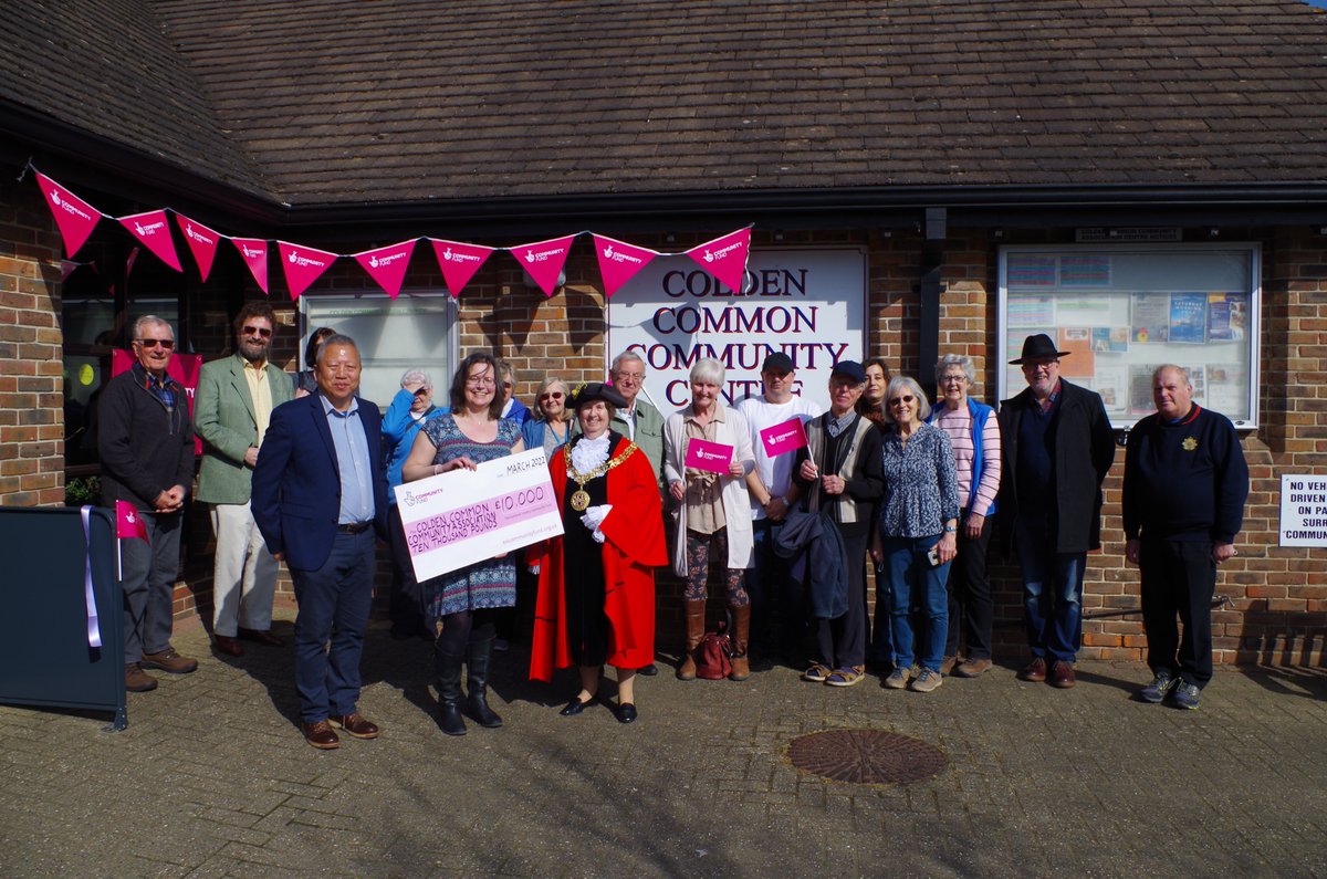 It was great to see the sun shining when we had the Mayor of Winchester visit us to officially open our new automatic doors, with support from <a href="/TNLComFund/">The National Lottery Community Fund</a> and Colden Common Parish Council #nationallottery