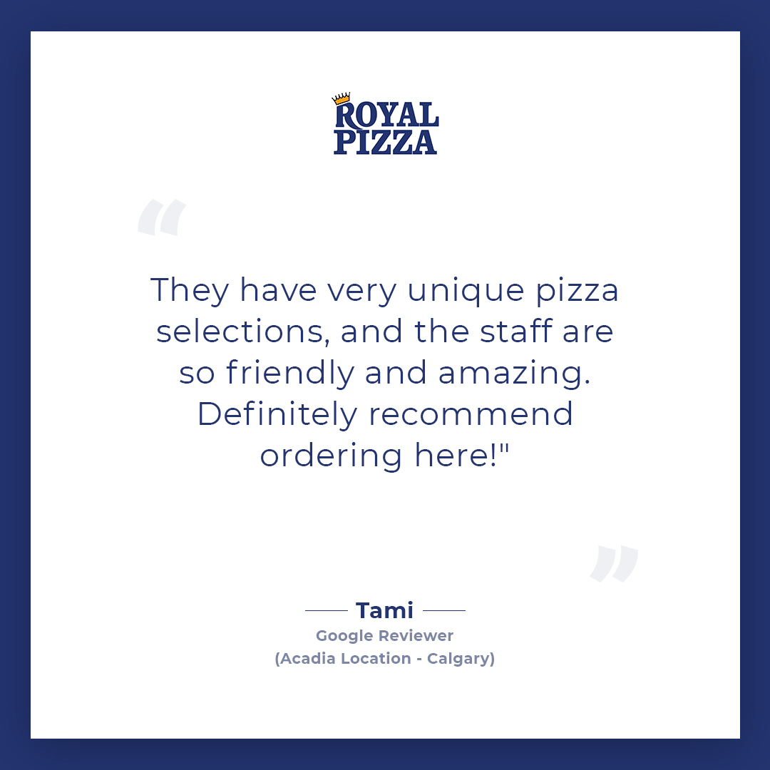 Who else wants Royal Pizza after reading this review?! We'll see you there!