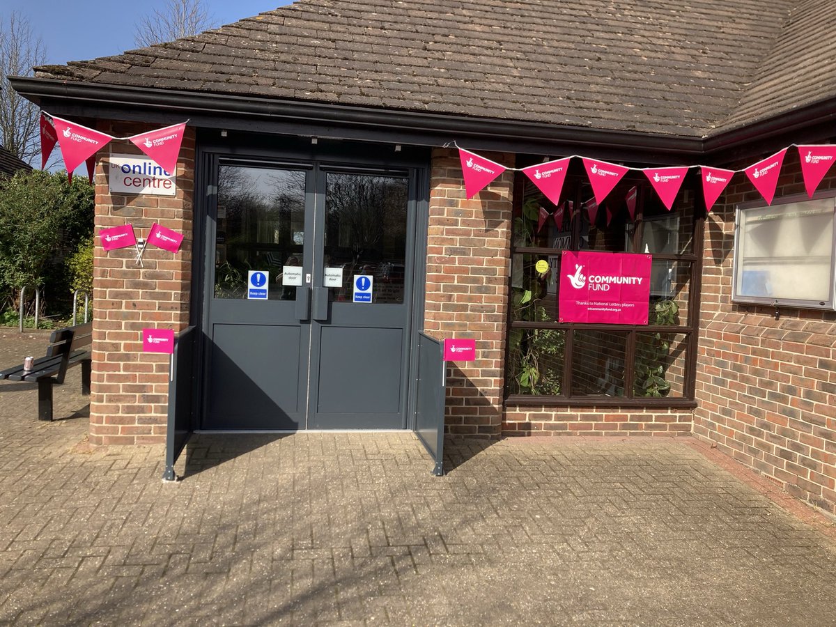 The Community Centre is now accessible to all thanks to the new automatic doors that have been fitted. This was made possible thanks to a grants awarded by <a href="/TNLComFund/">The National Lottery Community Fund</a> and also by Colden Common Parish Council  #nationallottery