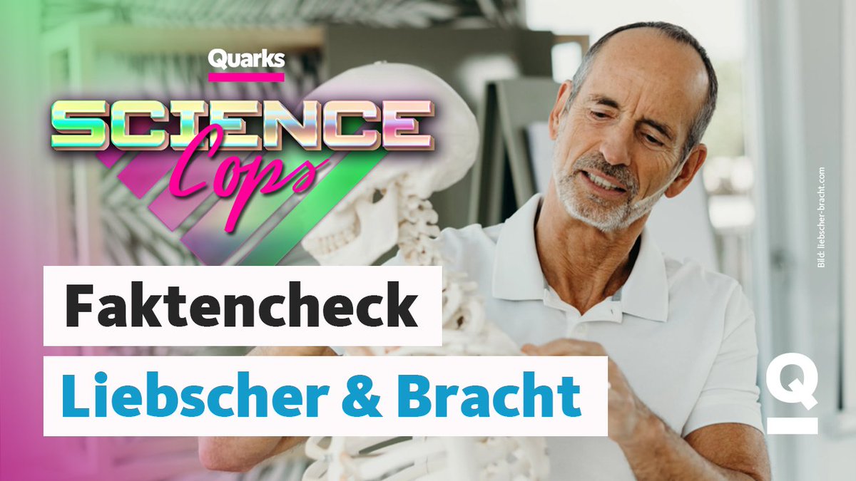 quarkswdr's tweet image. Liebscher &amp;amp; Bracht sind Schmerz-Influencer. Bei YouTube folgen ihnen 1,5 Millionen Menschen. Doch ist die Wirksamkeit ihrer Methoden auch wissenschaftlich belegt? Oder wissen sie am Ende nur wirklich gut, wie man das Youtube-Spiel spielt? #ScienceCops quarks.de/podcast/scienc…