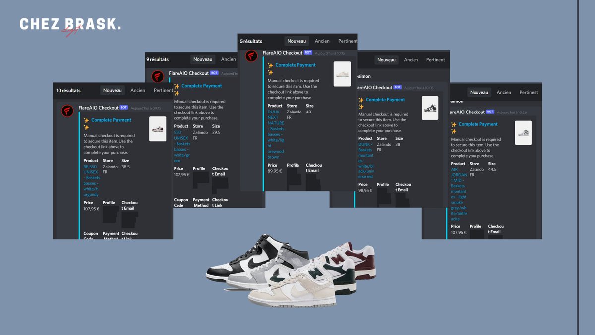 ChezBrask's tweet photo. Always zero cancel with zalando

Bot : @FlareAIO @FlareSmashed

Proxy as usual : @ReversRetail @dragonproxies_

CG : @kikikickz_lab @LuteciaProject 

Teacher : @97checkout #97checkoutschool https://t.co/rKfKPEOHwC
