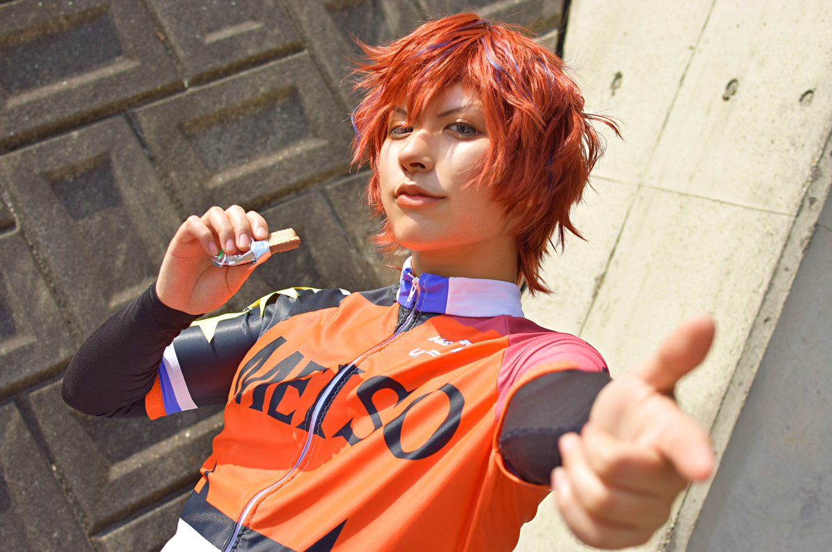 弱虫ペダル/弱ペダ/サイクルジャージ/明早大学/新開隼人/コスプレ/Sサイズ