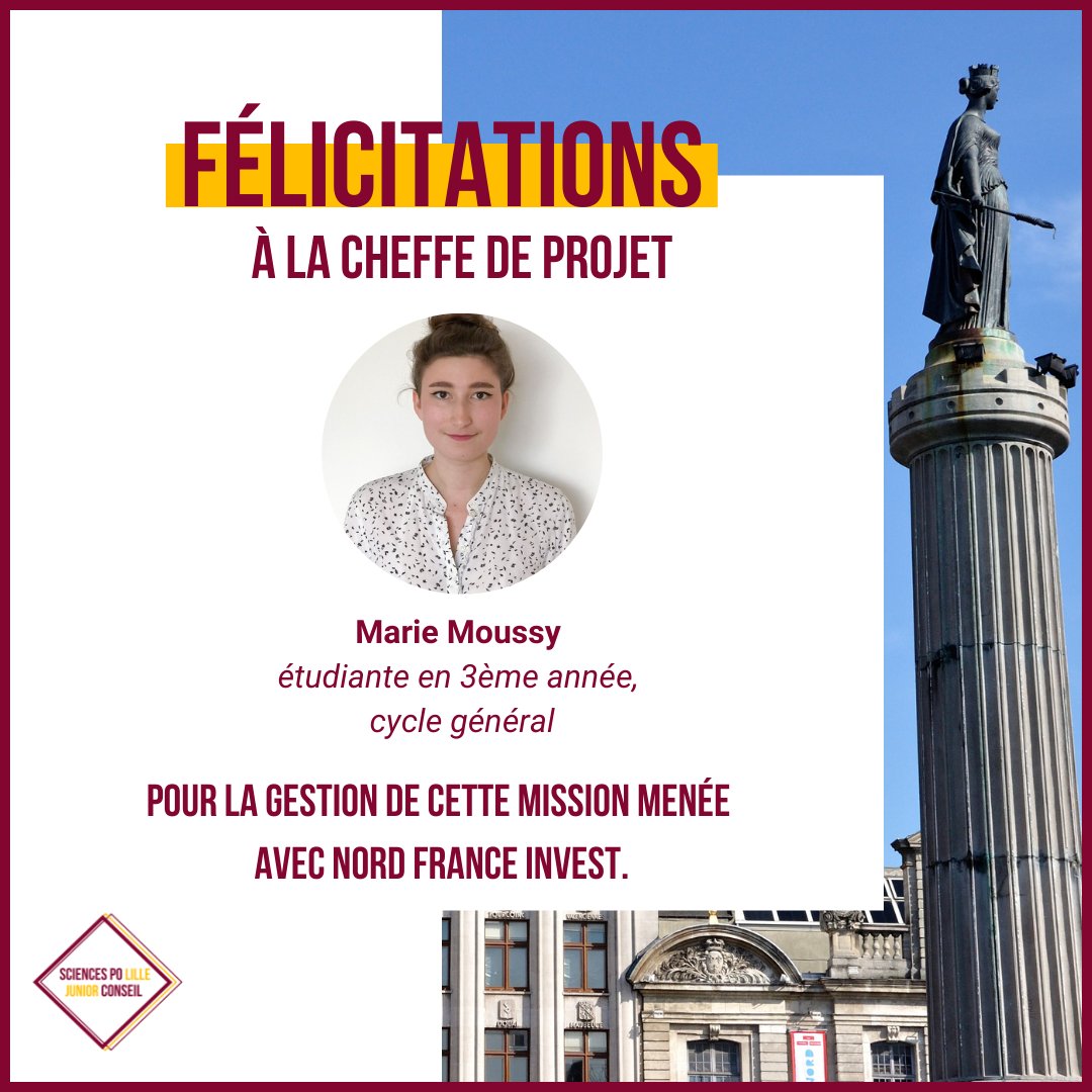 // FIN DE MISSION // 

⚡️#SPLJC vous annonce avec fierté la fin d’une de ses missions, menée en partenariat avec <a href="/NFInvest/">Nord France Invest</a>. 

Nous les remercions vivement pour la #confiance accordée et nous nous réjouissons de cette nouvelle #collaboration réussie. 

#SciencesPoLille #Mission