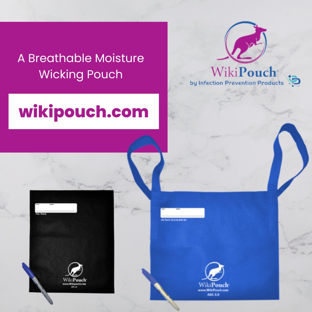 WikiPouch's tweet image. WikiPouch® creates safe, economical, sustainable healthcare products that reduce healthcare acquired infections (HAI) when used for storing reusable patient care items compared to Plastic Bags. wikipouch.com