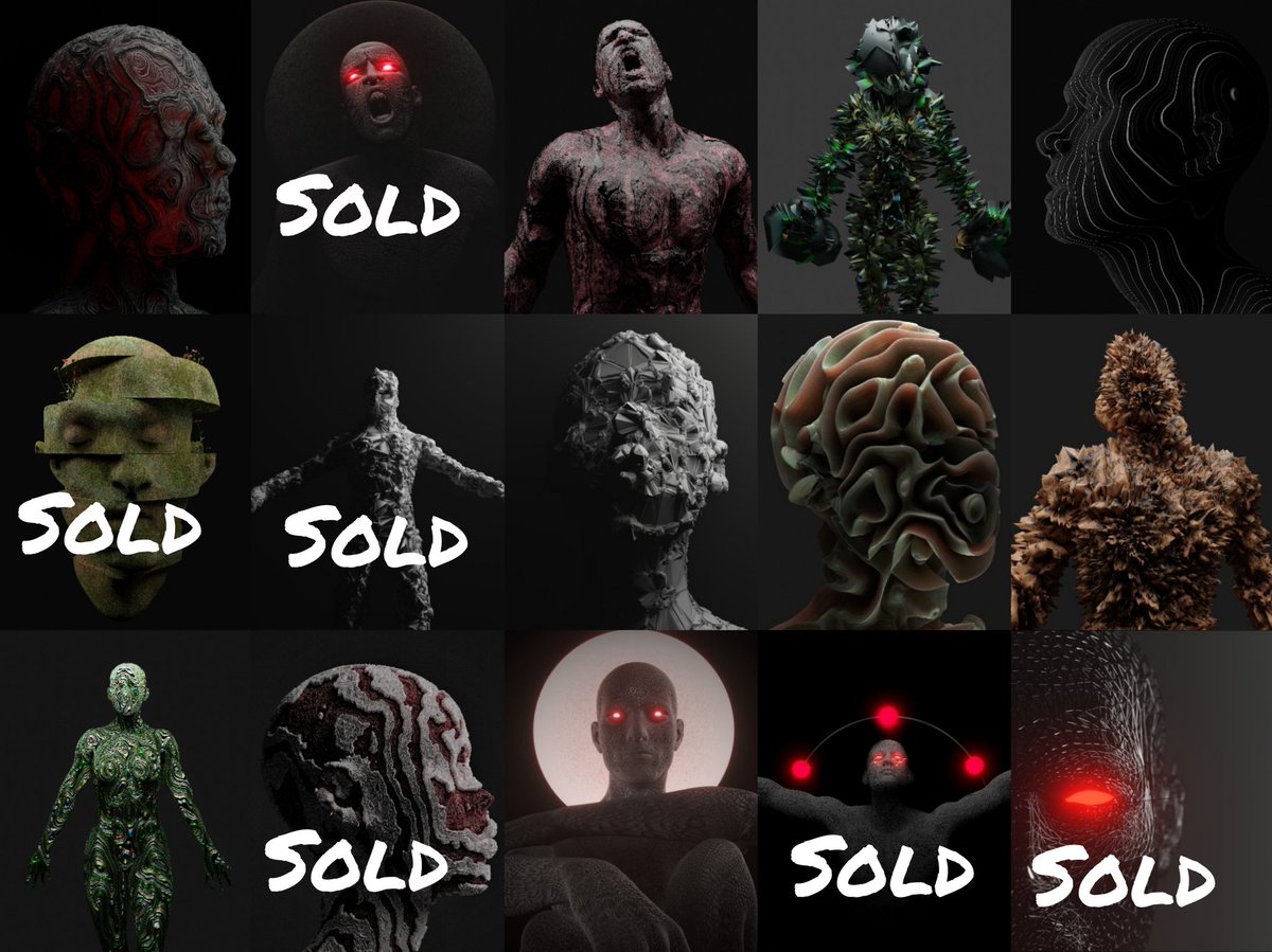 surreal_azee's tweet photo. Update 👁️👁️
SURREAL CREATIONS BY AZEE ✨
A Unique Collection Of Abstract and Surreal Artwork Made with Inspiration and a Pinch of My Imagination ✨
#NFTs 

1/1 Collection Available on @opensea

Floor Price : 0.06 
9/20 Have been Sold ✨

Link in Bio and In The last Thread 👇 https://t.co/PbaByKCD21