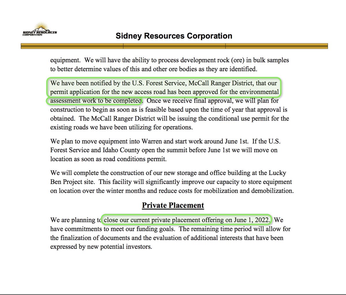 Jcazz17's tweet photo. $SDRC Top #OTC #Gold #miner Secured agreement with $RTX and PP to close June 1st. Much more in there as well 👇 #futuredollars #mining https://t.co/5QhRS5CI2Q