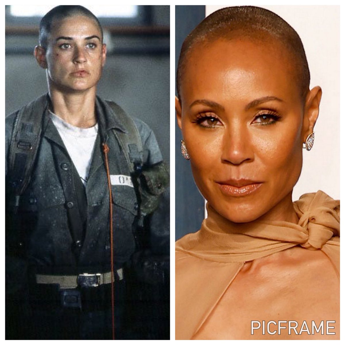 EllenNkemMiss's tweet photo. #PicFrame
I don’t understand how this could’ve have been offensive. Demi More and Jada Pinkett. https://t.co/kRgpjel1ES