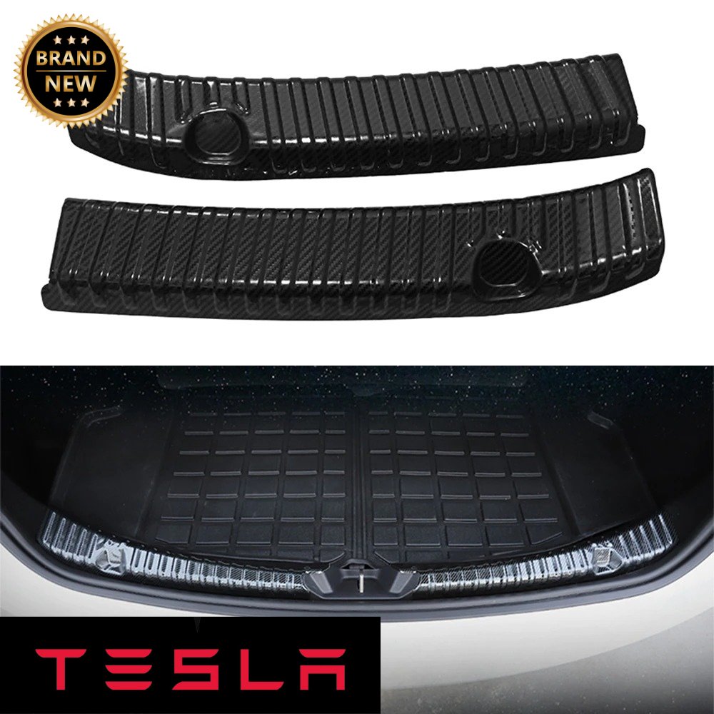 navi_lena's tweet photo. Check out For Tesla Model 3 Y 2018-22 Auto Rear Bumper Foot Plate Trunk Door Sill Cover   https://t.co/iDRNGlXhWU via @eBay https://t.co/pdOYQvHku2