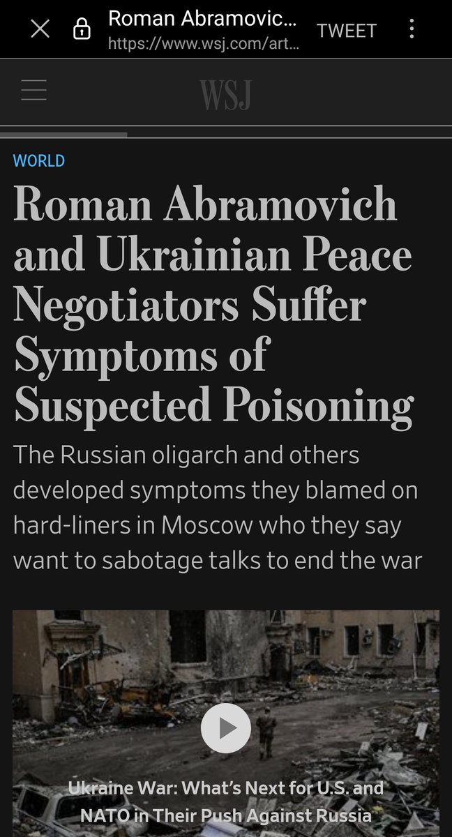 Close to Putin though apparently..