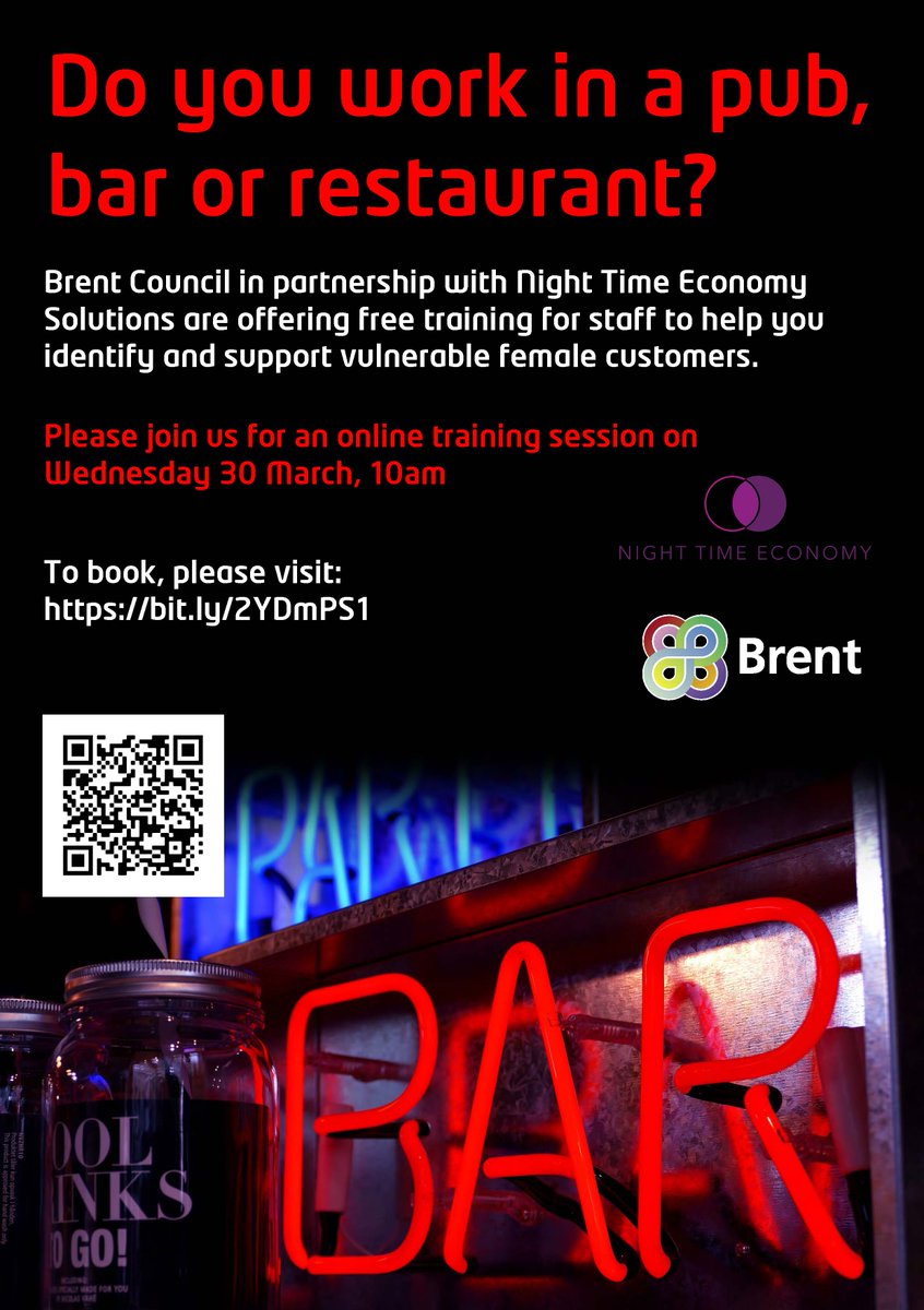 Do you work in a pub, bar or restaurant?
Online training, 30/03/22 at 10am