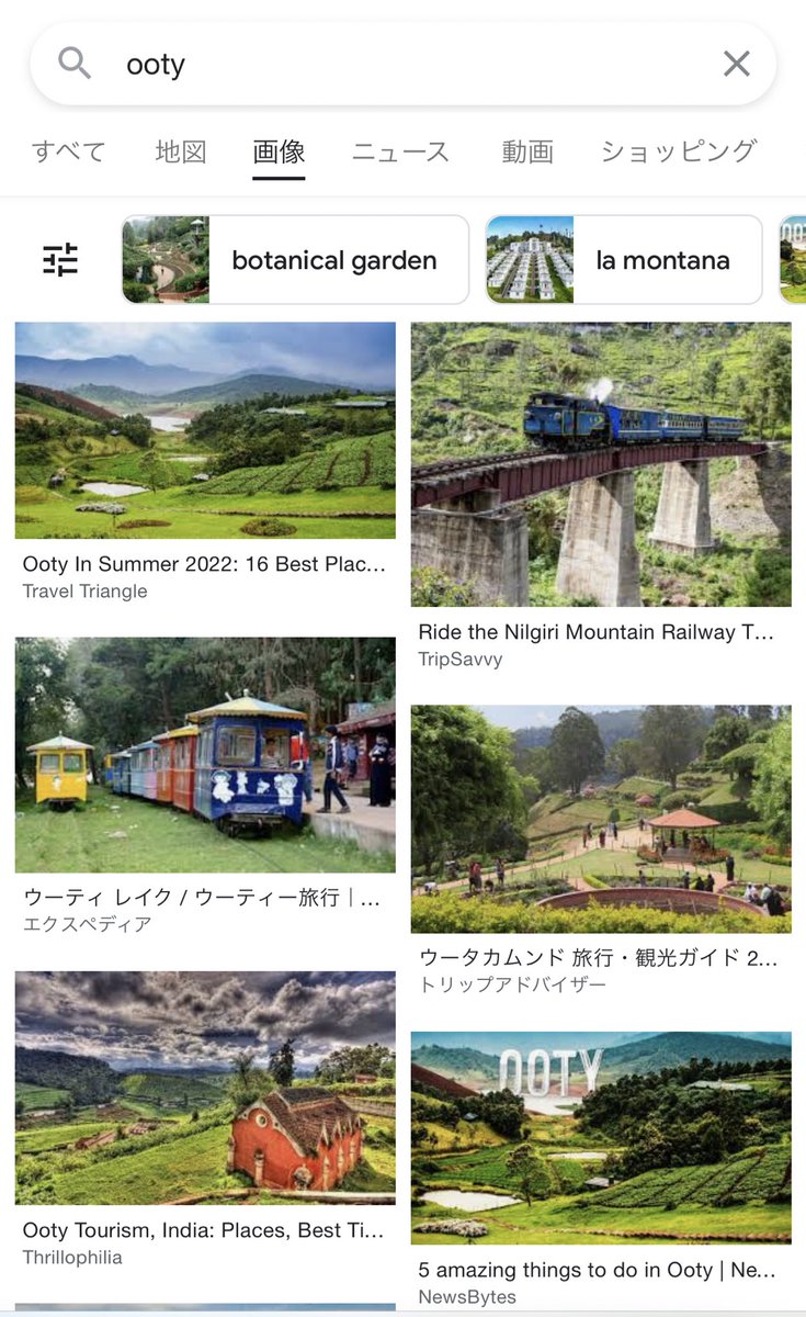 Vaathiでバラの恩師が土地を買ったと言っていたウーティ(ooty)はカルナータカに近い、タミルナードゥのニルギリの山の中にある山岳鉄道で有名な人気避暑地