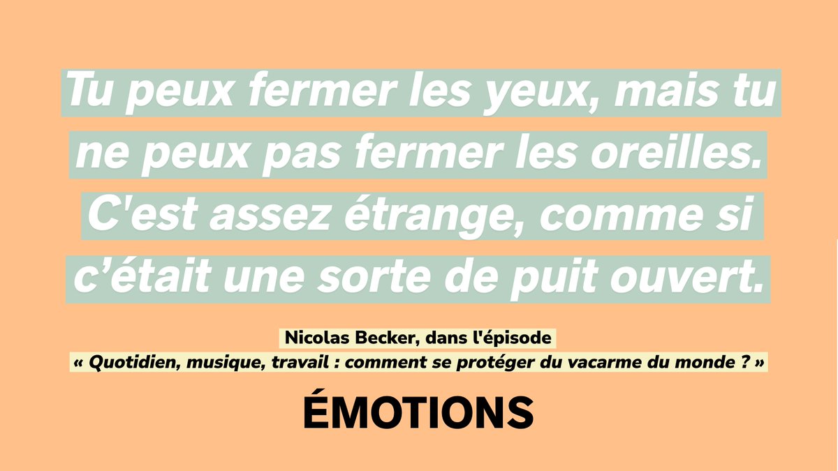👂 Comment vivre dans un monde bruyant ? Et comment notre rapport au monde change lorsque notre ouïe est altérée ? Le nouvel épisode d’Émotions est en ligne ! La transcription est disponible sur notre site.
🎧 url.bio/emotions
#podcast #son #acouphene #handicap