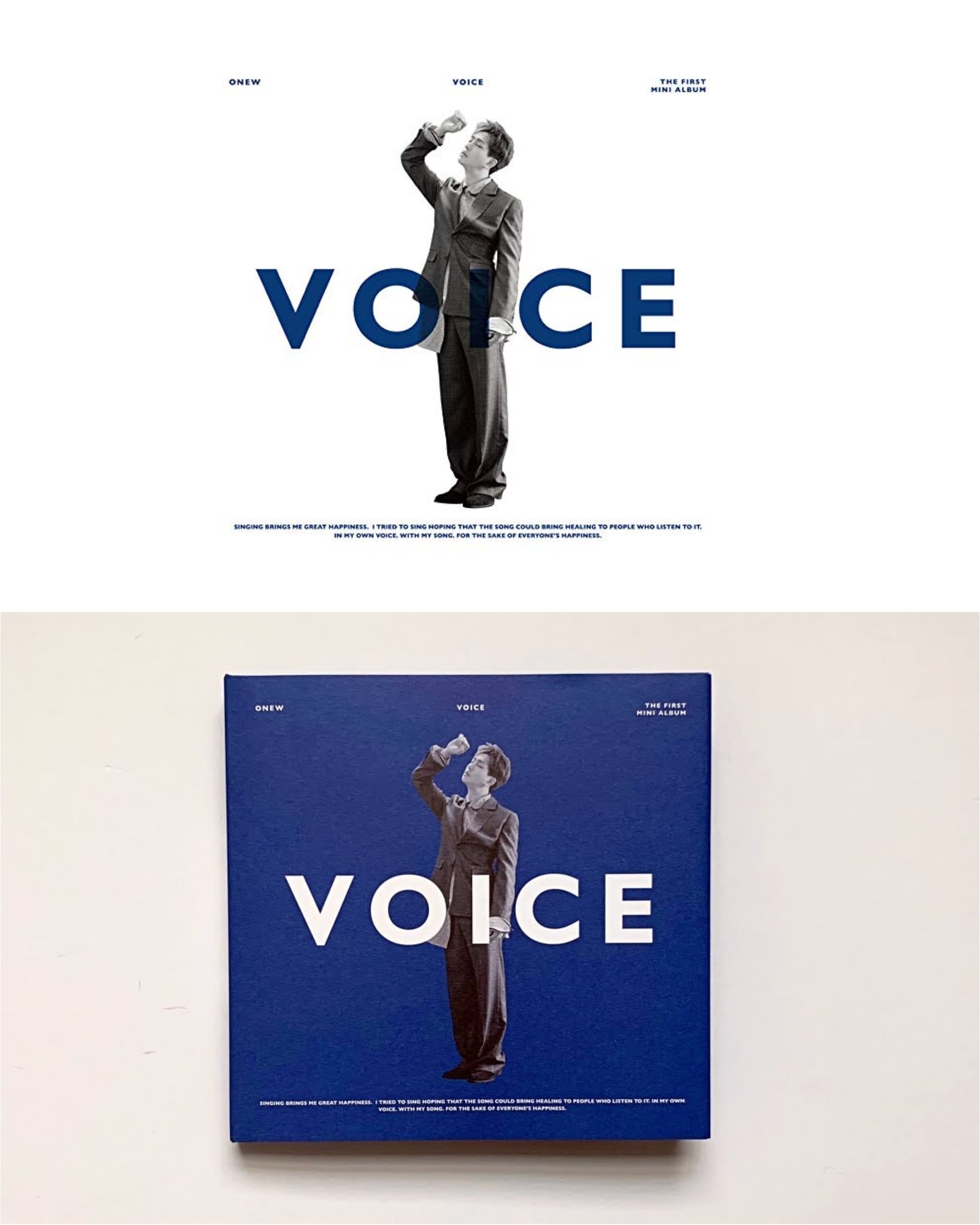 K-POP・アジア SHINee ONEW VOICE SHINee ONEW VOICE White ver. 1st Mini Solo Album 2018 CD +