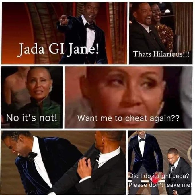bluntJaat_'s tweet photo. 🤣 damn meme of the month will def be will smith #Oscar https://t.co/zDBhZbuXPJ