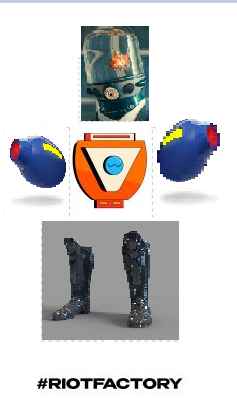 terrafic88's tweet photo. Can't wait for their launch! @riotfactory007 

Head: Umbrella Academy's
Arms: Megaman's
Legs: Darth vader's

#exodiachallenge #riotfactory https://t.co/yYEVP95vGt