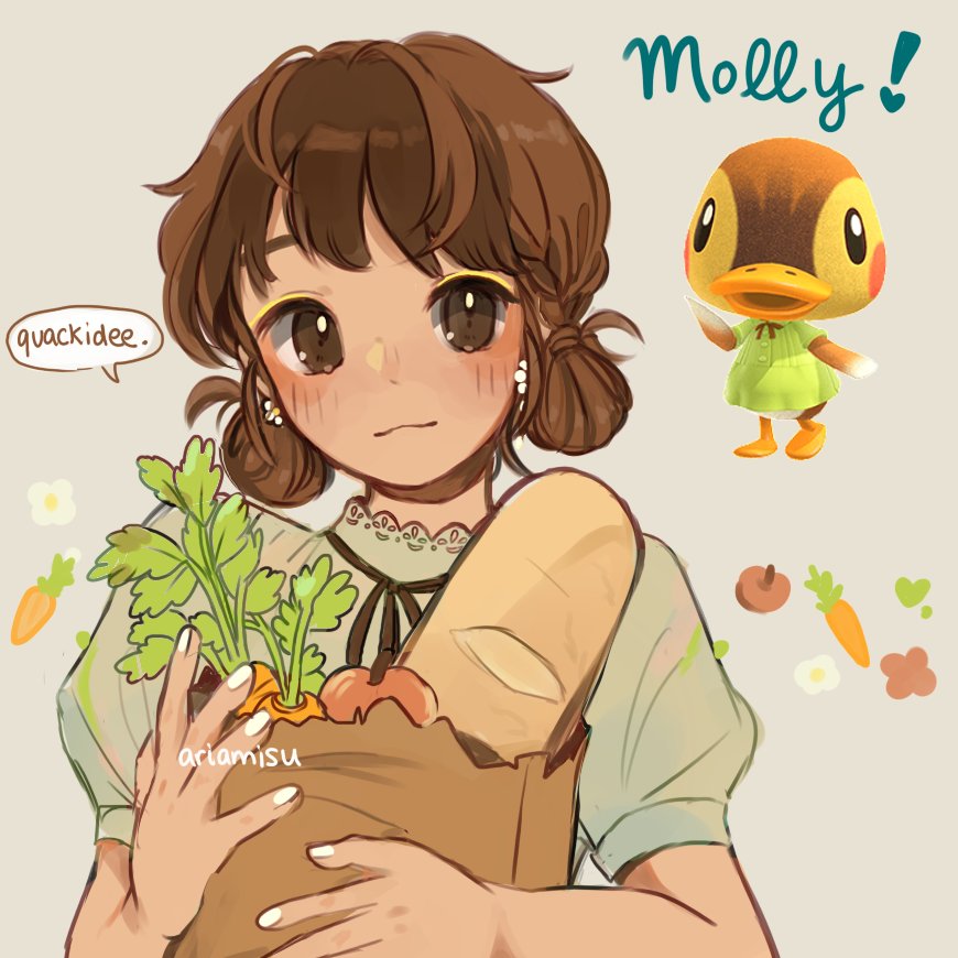 ariamisu's tweet photo. some ducks 🥕🍅 #animalcrossing https://t.co/1Rgsqmpzoz