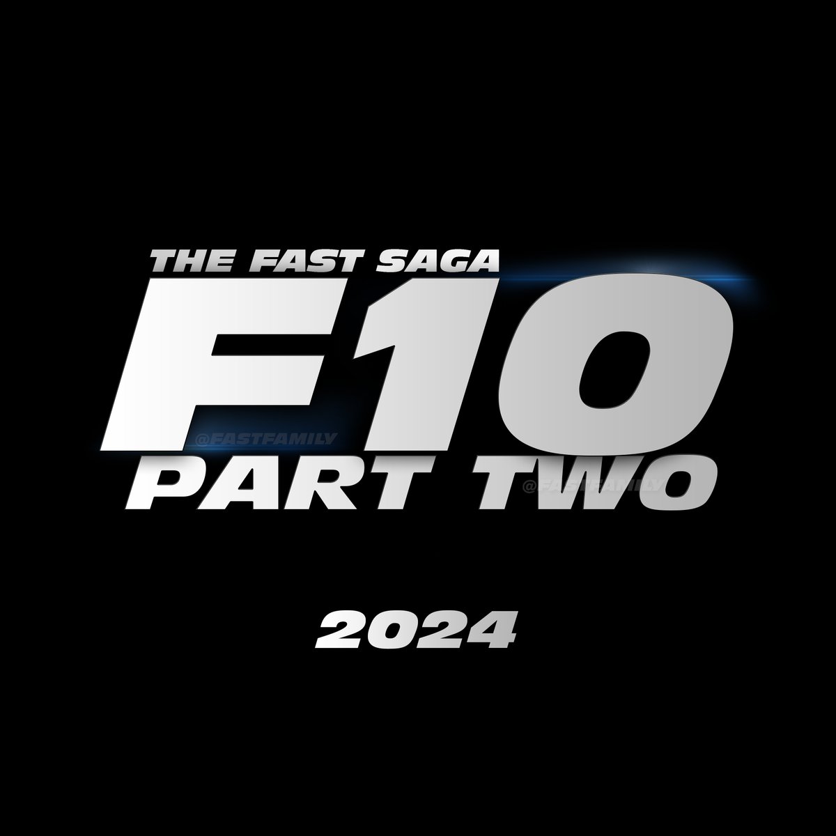 FastFamily's tweet photo. The final chapter in @TheFastSaga will be split into two parts, as officially confirmed by @VinDiesel, — with the first chapter to arrive in 2023. #F10 

Release dates subject to change. #FAST10 https://t.co/pOrJU3ajcQ