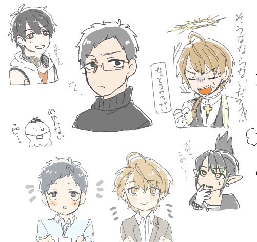 絵チャ参加させて頂きました!
私が描かせて頂いた部分上げときます
2枚目の右上の🖥さん以外は私が描きました
2枚目下の🖥さんは、隣に🌵描いて頂いて合作っぽくして頂いたので、ぜひRTも見てね🙃 