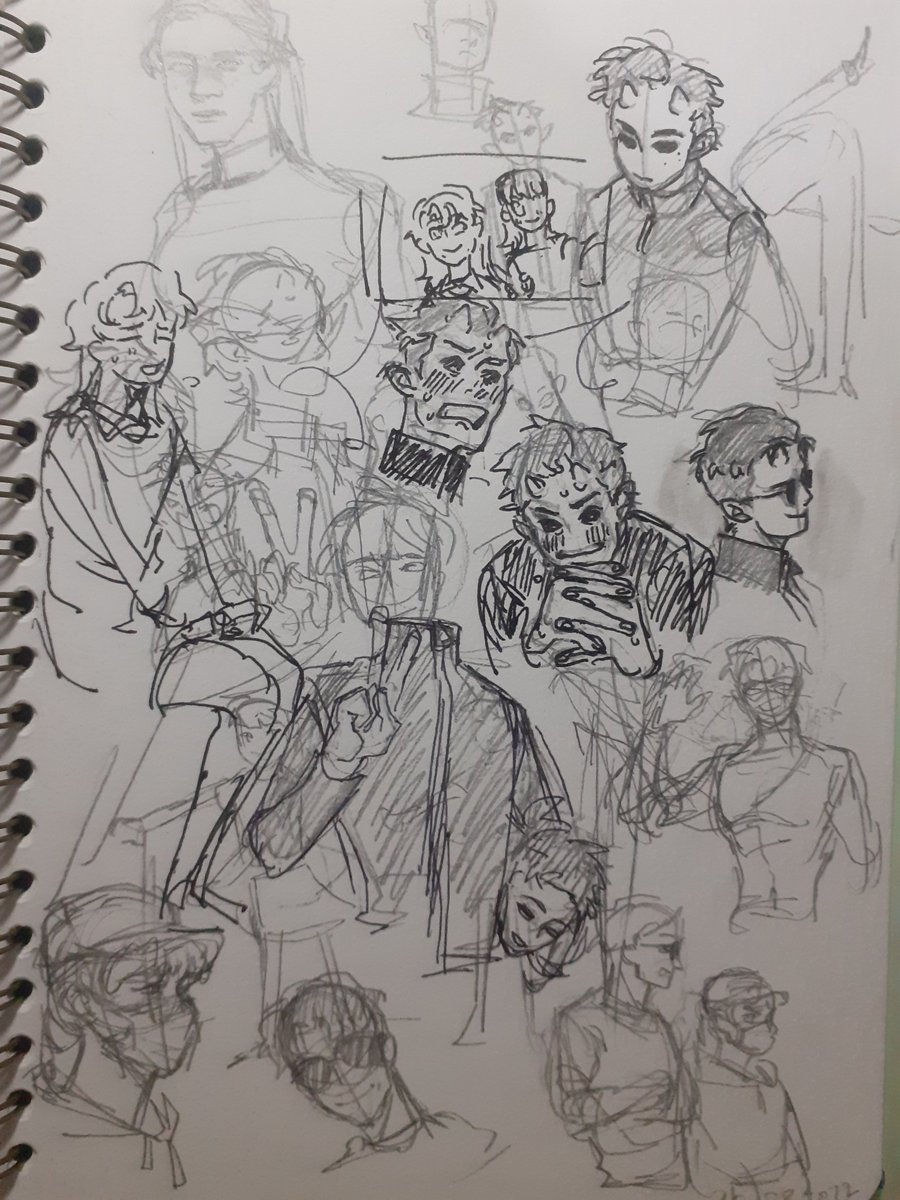 fishmeal_'s tweet photo. Sketchbook pages φ（．．） https://t.co/WPiQv6lLSb