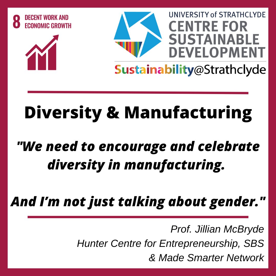 Strathclyde Centre for Sustainable Development (@sc4sd) on Twitter photo Find out more about why #manufacturing can benefit from #diversity <a href="/StrathBusiness/">Strathclyde Business School</a> <a href="/strathhunter/">Hunter Centre for Entrepreneurship</a> 🦺👔🧥👜 bit.ly/3wOR33P #SDGs #DecentWork #economicgrowth Find out more about why #manufacturing can benefit from #diversity <a href="/StrathBusiness/">Strathclyde Business School</a> <a href="/strathhunter/">Hunter Centre for Entrepreneurship</a> 🦺👔🧥👜 bit.ly/3wOR33P #SDGs #DecentWork #economicgrowth
