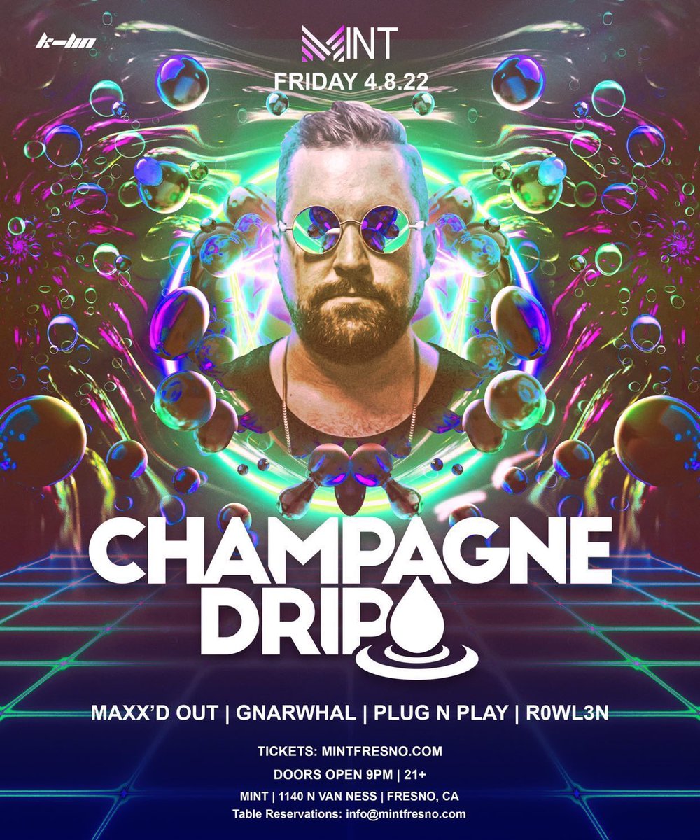 GNARWHAL_DUB's tweet photo. Extremely excited to announce that I will be playing for @ChampagneDrip at the Mint Fresno on April 8th! 🔥This has been a dream of mine since I started my project. We going in!🐳 https://t.co/eQNQiEABzG