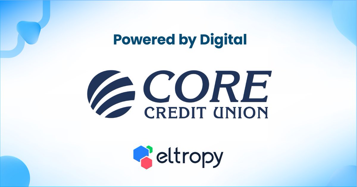 eltropy_inc's tweet photo. Thank you to Robert Clampett, Lisa Cox, Lisa Smith, for the incredible partnership.

Welcome @CORECU to team @eltropy_inc! We are excited to be your #partner for your #digitalcommunication needs.

#WeGetTheMessage #MondayMotivation #fintech #omnichannel #TextMessaging https://t.co/ylyM32K3Gs
