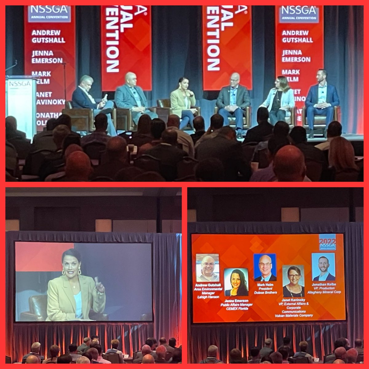 Thank you <a href="/NSSGA/">National Stone, Sand & Gravel Association</a> for including me in this mornings general session. I always enjoy sharing how @CEMEX_USA works to build mutually beneficial relationships in our communities! #powerofwe