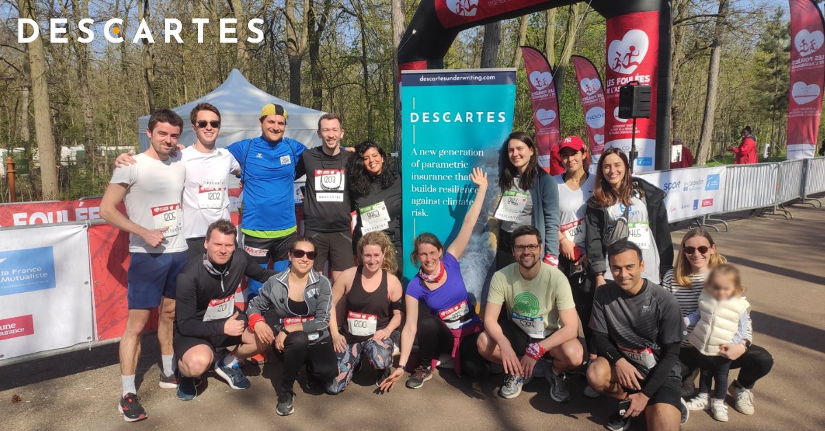 DescartesUWing's tweet photo. Taking part in the race event ‘@LFDAssurance’ on 27 March, as part of the fundraising efforts for the #AdiCare, @DescartesUWing team had a great run alongside our fellow #insurance industry counterparts, while raising awareness around the prevention of cardiovascular diseases. https://t.co/4RGbR8NFjM