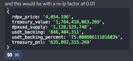 EddieTowers777's tweet photo. $rDPX v2 simulations show that its new equilibrium price could quickly go to $4000 per token. This is coming from the devs themselves, anon.

But get this: you can still get $rDPX <$200 and below its previous ATH.

...But not for long.

👇👇👇 https://t.co/1Ish0e1xNY