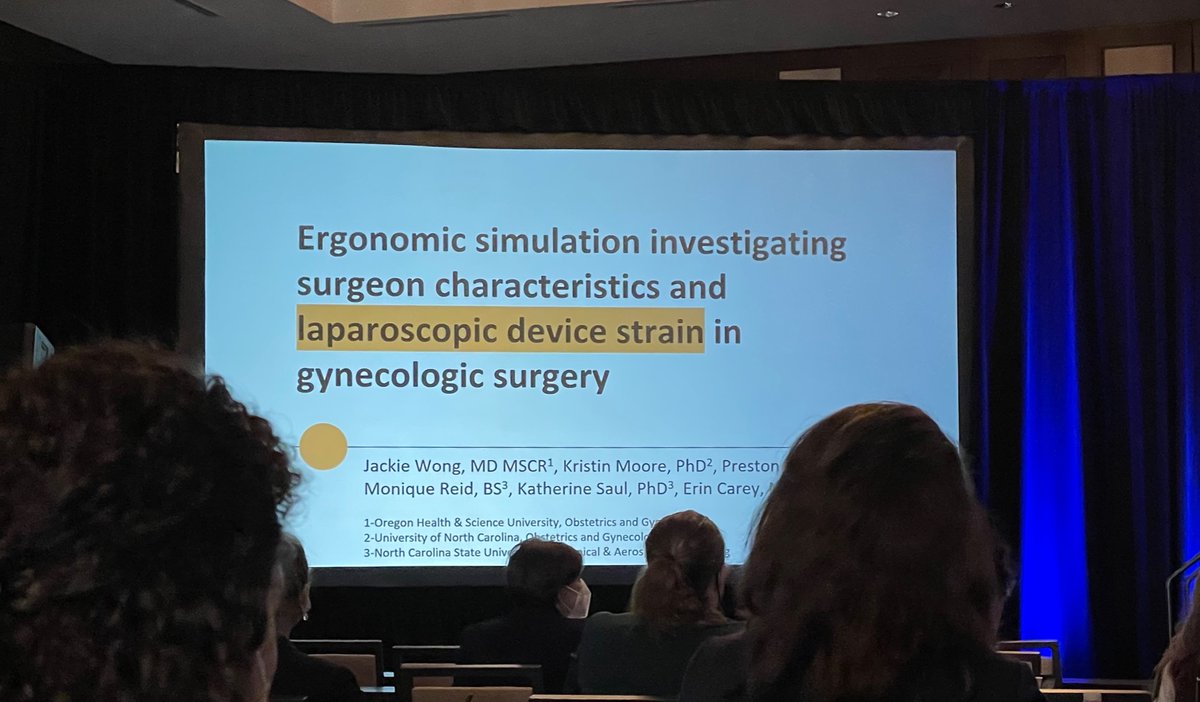 EmilyLinMD's tweet image. So humbled to have been co-residents at @NU_ObGynRes with Dr. Jackie Wong who just wowed #SGS2022 with her oral presentation on ergonomics in laparoscopic surgery, advocating for small-handed surgeons everywhere! @GynSurgery