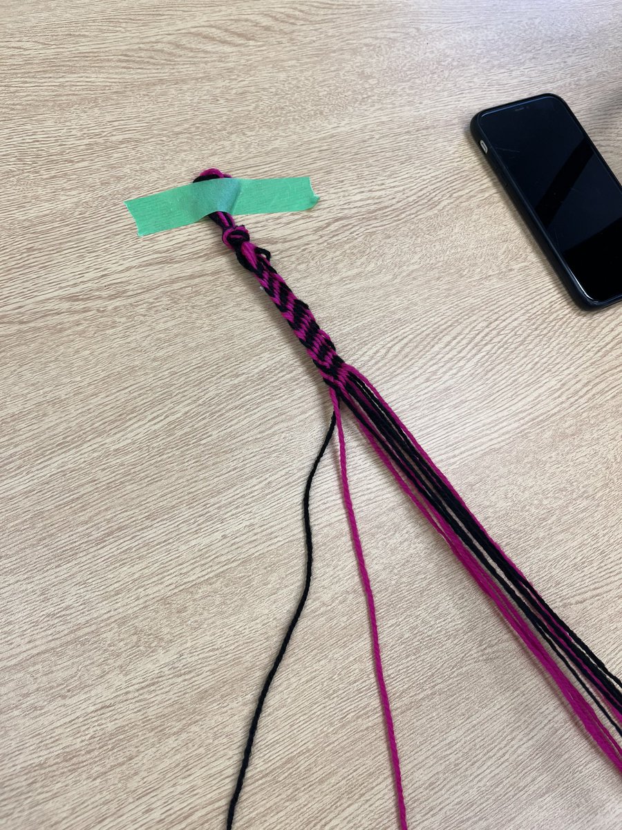 A heartfelt thanks to <a href="/MrsABeauchamp/">Amy Beauchamp</a> for teaching us about Métis culture and art today at <a href="/SimcoeShoresSS/">Simcoe Shores SS</a> Essa Campus! We are hooked on the finger weaving! <a href="/LL_MSmith/">LL Millard-Smith</a> <a href="/GallifordG/">GGalliford</a>