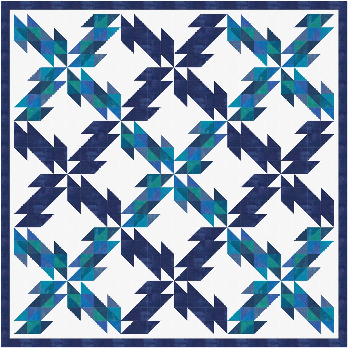 Playing around with my #quilt design software.
Halfsquaretriangles will forever be my favorite block, they're just so endlessly versatile!🤩
#quiltdesign #EQ8 #starquilt #ndCCDesigns