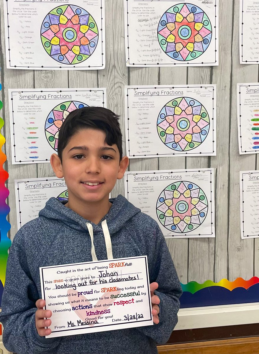 “I feel confident about this math lesson. Is there a way for me to help my classmates who don’t feel as confident?” Congratulations to our first SPARK card recipient for showing kindness in STEM class!⚡️ #EWLearns