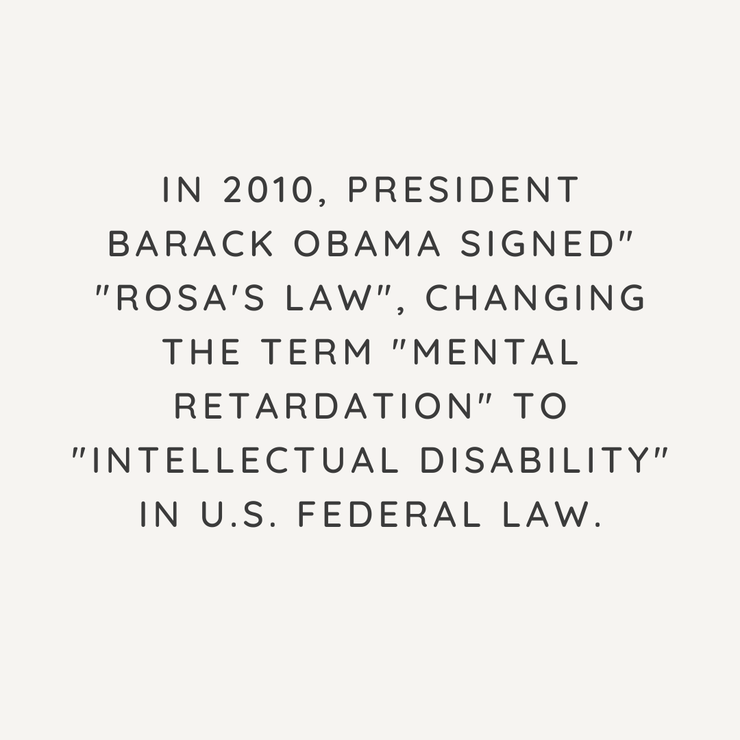 ConnCollSAS's tweet photo. Learn about Rosa's Law, a significant piece of legislation for people-first language. https://t.co/EPGdfLA3zb