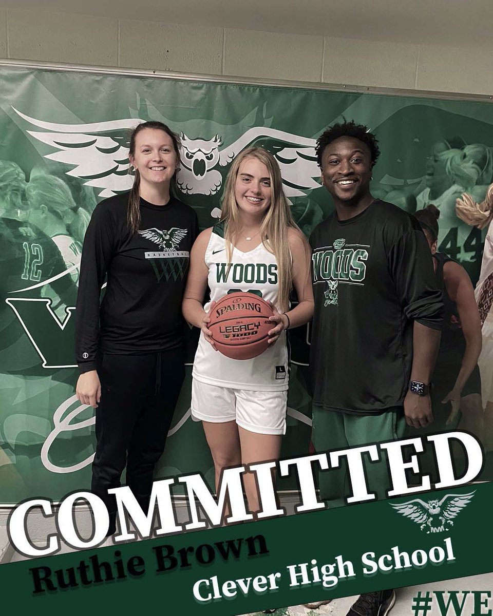 wwuowlsWBB's tweet photo. We had a huge week last week of signings and commitments! 

Ruthie Brown signed her letter and we cannot wait to get her on campus! 📝💚🤍#WE https://t.co/AeU89wtO41