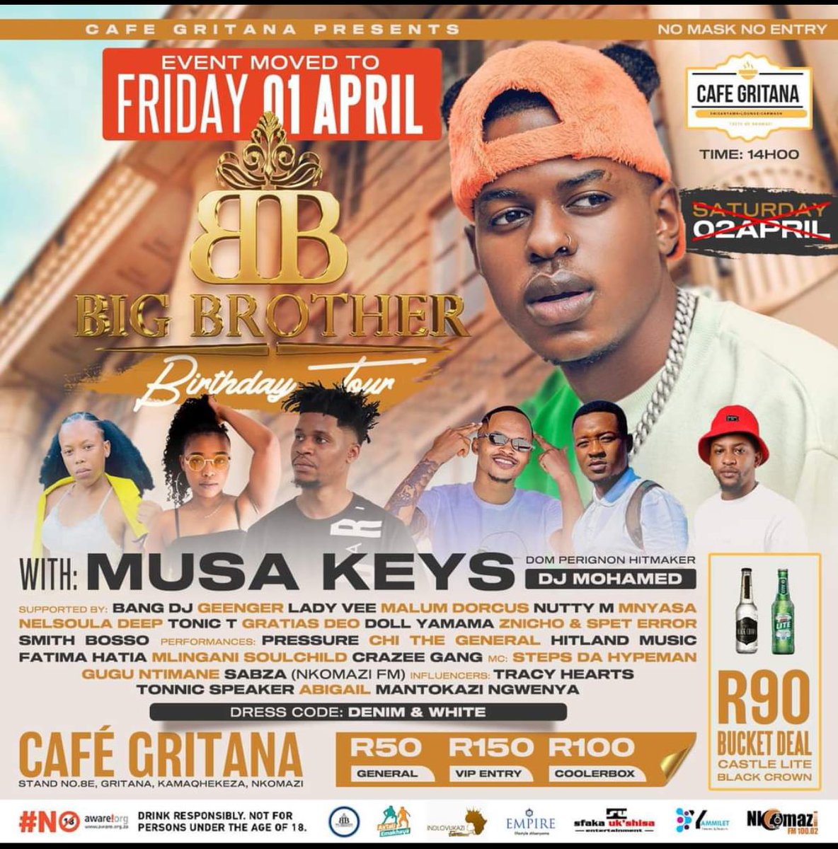 FatimaHatia99's tweet photo. First of April we do Nkomazi! Asamben. #IamFatimaHatia_Intfombatane_yaseNasipoti #shoutoutToBigBtotherEvents🔥🔥 https://t.co/UdWtyUaoKH
