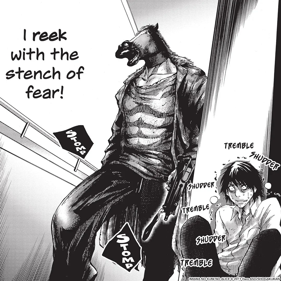 VIZ on Twitter "Ok don’t let the horse know via Alice in Borderland