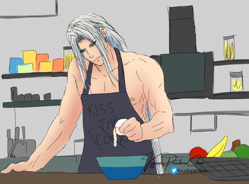 #FF7. #art. セ フ ィ ロ ス. Sephiroth cooking ❤. 