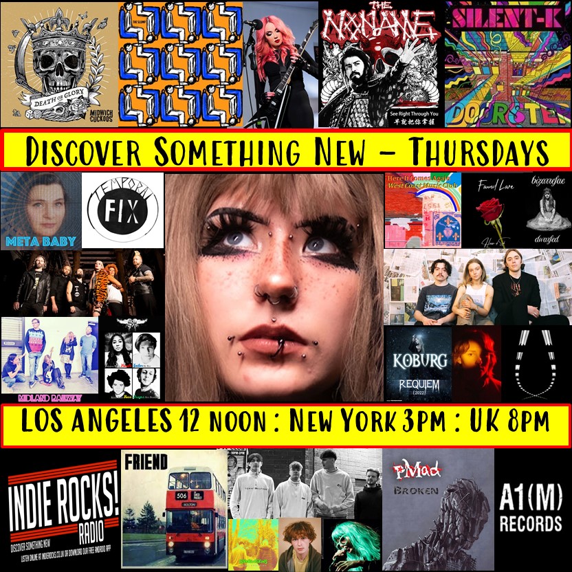 #ThursdayMotivation 8pm 21 new tracks @indierocksuk - <a href="/daclockworks/">The Clockworks</a> <a href="/DeadPonyBand/">Dead Pony</a> <a href="/Midwich_Cuckoos/">MidwichCuckoos</a> <a href="/BLOOM_sheffield/">BLOOM.</a> <a href="/KoburgOfficial/">🎤 KOBURG 🎸</a> <a href="/DitseaYella/">🎖DITSEA YELLA🎖</a> <a href="/HouseOfSeb/">HOS - House Of Seb</a> <a href="/Silent__K__/">SILENT-K</a> <a href="/pmadtheband/">pMad</a> <a href="/nonamepunks/">The Noname</a> <a href="/skindizzle_/">Skinner</a> @RobertWMonk @EnergyWhores  <a href="/stocksnskins/">stocksnskins</a> <a href="/72rpmR/">72rpmRecords</a> <a href="/WestCoastMusic3/">WestCoastMusicClub</a>